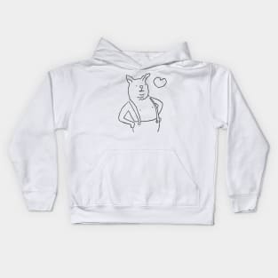 it me - noodle tee Kids Hoodie